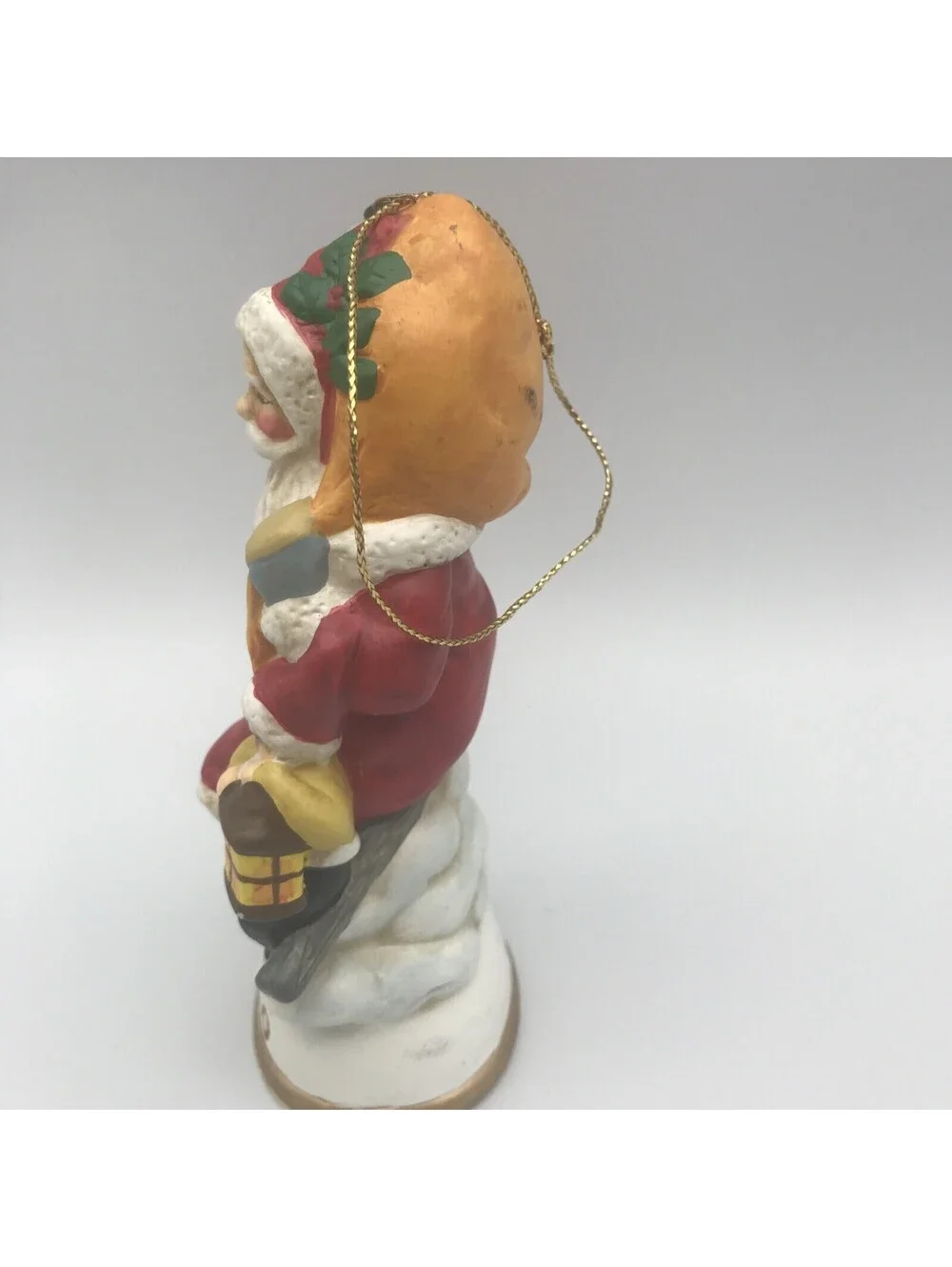 Father Christmas and Jack Frost Memories Of Santa 1886 Vtg 1999 Ornament Repro